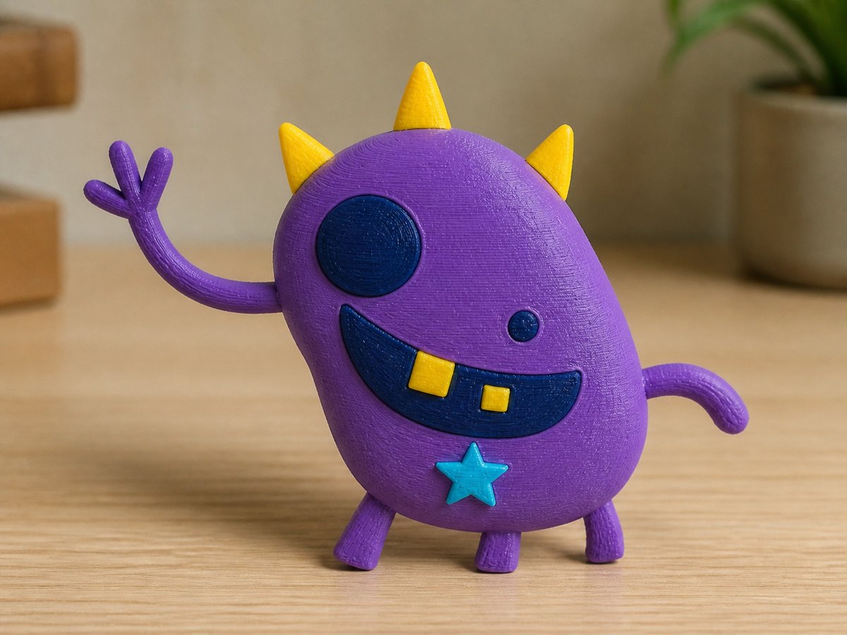 モンスター:多色で仕上げた場合