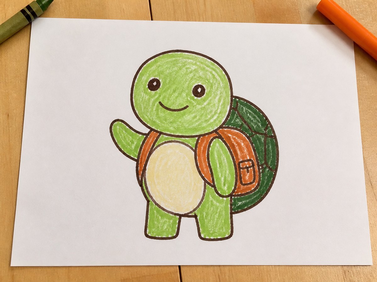 カメ:元の絵